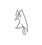 ぴょんぴょんとぶねこ（個別スタンプ：14）