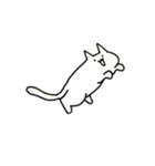 ぴょんぴょんとぶねこ（個別スタンプ：27）