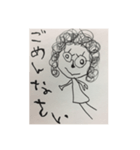 かわいいおえかきスタンプです（個別スタンプ：4）
