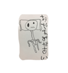 かわいいおえかきスタンプです（個別スタンプ：7）