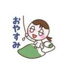 今日も稽古！合気道女子（個別スタンプ：3）