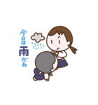 今日も稽古！合気道女子（個別スタンプ：34）