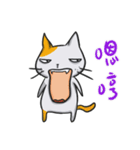 Do not be a couch potato with you cat！（個別スタンプ：12）