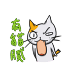 Do not be a couch potato with you cat！（個別スタンプ：30）