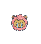 lion pink（個別スタンプ：4）