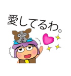 Sanoko Hane.11love Dog.（個別スタンプ：18）