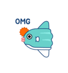 SunFish Emoji - English（個別スタンプ：8）