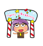 Sanoko Hane.17Merry Christmas.（個別スタンプ：1）