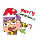 Sanoko Hane.17Merry Christmas.（個別スタンプ：8）