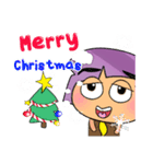 Sanoko Hane.17Merry Christmas.（個別スタンプ：9）