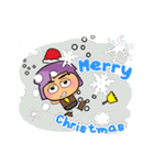 Sanoko Hane.17Merry Christmas.（個別スタンプ：25）