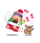 Sanoko Hane.17Merry Christmas.（個別スタンプ：36）