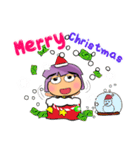 Sanoko Hane.17Merry Christmas.（個別スタンプ：39）