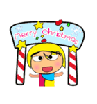 Tanaka Hane.17Merry Christmas.（個別スタンプ：1）