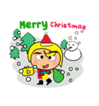 Tanaka Hane.17Merry Christmas.（個別スタンプ：21）