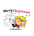 Tanaka Hane.17Merry Christmas.（個別スタンプ：35）