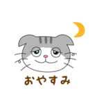 スコティッシュフォールドのねこちゃん（個別スタンプ：4）