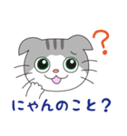 スコティッシュフォールドのねこちゃん（個別スタンプ：19）