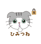 スコティッシュフォールドのねこちゃん（個別スタンプ：36）