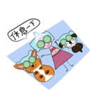 Soso, Momo ＆ Momma（個別スタンプ：1）