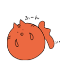 まんまるきんぎょねこ（個別スタンプ：5）