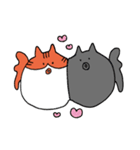 まんまるきんぎょねこ（個別スタンプ：9）