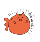 まんまるきんぎょねこ（個別スタンプ：10）