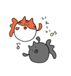 まんまるきんぎょねこ（個別スタンプ：25）