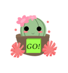 Sticky Note Cactus（個別スタンプ：22）