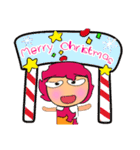 Miki Kabo.17Merry Christmas.（個別スタンプ：3）