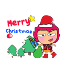 Miki Kabo.17Merry Christmas.（個別スタンプ：17）