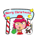 Miki Kabo.17Merry Christmas.（個別スタンプ：21）