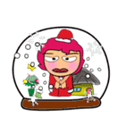 Miki Kabo.17Merry Christmas.（個別スタンプ：25）