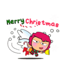 Miki Kabo.17Merry Christmas.（個別スタンプ：40）