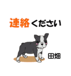田畑さんが使う名前スタンプ・子犬イラスト（個別スタンプ：12）