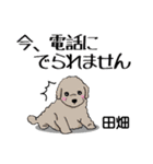 田畑さんが使う名前スタンプ・子犬イラスト（個別スタンプ：25）