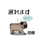 田畑さんが使う名前スタンプ・子犬イラスト（個別スタンプ：26）