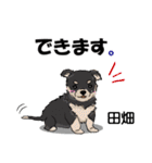 田畑さんが使う名前スタンプ・子犬イラスト（個別スタンプ：28）