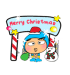 Ken Taro.17Merry Christmas.（個別スタンプ：16）