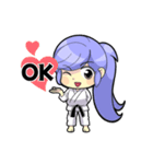 KARATE 女子（個別スタンプ：16）