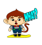 kid monkey（個別スタンプ：14）