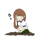 ガチで野球好きな女の子（個別スタンプ：28）