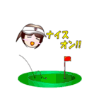 辛口ユカちゃん ゴルフ Ver.（個別スタンプ：22）