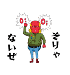 オニのレッド 2（個別スタンプ：12）