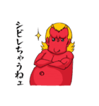 オニのレッド 2（個別スタンプ：36）