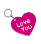 Keychain for Love (Eng)（個別スタンプ：11）