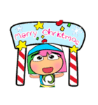 Moji.17 Merry Christmas.（個別スタンプ：1）