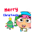 Moji.17 Merry Christmas.（個別スタンプ：9）