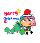 Moji.17 Merry Christmas.（個別スタンプ：12）