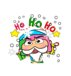 Moji.17 Merry Christmas.（個別スタンプ：17）